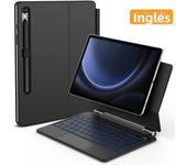 Magic Keyboard For Samsung Galaxy Tab S7 Plus S8 S9 + FE 11 12.4 inch Trackpad Backlit floating Adjustable angle with Pen Holder
