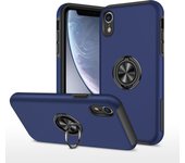 Magnet protector Ring Holder Shockproof Case For iPhone X XS 6P 7P 8P 6 7 8 SE 2020 PC Armor Bumper Back Phone Cover