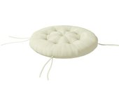 Outsunny Cojín para Silla de Jardín Cojín para Silla Moon Cojín para Asiento con Acolchado de 10 cm de Grosor Cojín para Silla, Poliéster, Beige