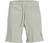 JACK & JONES - Hombre - Pantalones Cortos de Chándal Verde