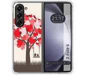 Funda Silicona para Samsung Galaxy Z Fold 5 5G diseño Pajaritos Dibujos