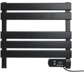Toallero eléctrico compacto negro 100W Purline NTW-08