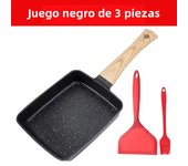 Nonstick Tamagoyaki Pan Japanese Omelette Egg Pan Rectangular Egg Roll Pan with Detachable Anti Scalding Handle for All Stove