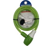 10*1000mm Cerradura de anillo de color de bicicleta, cerradura de cable de acero de bicicleta de montaña, cerradura de alambre de acero, cerradura de bicicleta eléctrica, soporte de cinturón