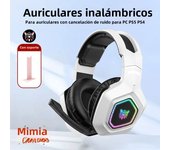 ONIKUMA B100 Headphone  or Sticker 2.4GHz Ultra-Low Latency Gaming Headset Wireless Headphone Noise Cancelling Headphones