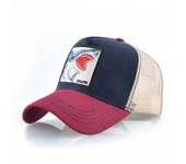 Trucker Caps Men Women Streetwear Hip Hop Baseball Cap With Shark Embroidery Patch Snapback Drake Bones Casquette Four Seasons