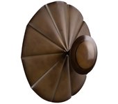 Adda Home Aplique Pared Latón Mojave 57x7x57 Cm - Diseño Moderno y Elegante para Iluminar Tu Hogar