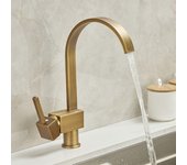 Antique Bronze Kitchen faucets 360 Rotate Swivel Faucet Hot Cold Water Tap Mixer Kitchen Sink Faucet ELK331