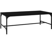 vidaXL Mesa de centro madera contrachapada 80x50x35 cm Negro, Roble Sonoma, Roble ahumado Mesita de Salón o Comedor o Auxiliar Mesa de Café Meuble Salón