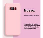Liquid Silicone Soft Cases For Samsung Galaxy S8 S9 S10 S20 S21 FE S22 S23 Plus Cases For Samsung Note 8 9 10 20 Plus Cover