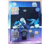 Pop & tee space jam looney tunes lebron james funko + camiseta talla xl