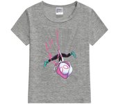 Cartoon spider ghost cute baby spidey girl cartoon ghost Kids T-Shirt Children's Super Hero Kids Sonic Tops Fashion Baby Tops