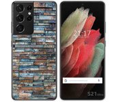 Tumundosmartphone Funda Gel Tpu para Samsung Galaxy S21 Ultra 5G diseño Ladrillo 05 Dibujos