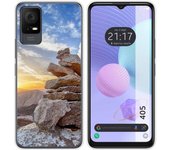 Funda Silicona para TCL 405 diseño Sunset Dibujos