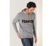 LOIS JEANS - Sudadera rockera grafica con capucha