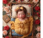 Disney 2024 New Diamond Painting Beauty And The Beast Cartoon Baby Princess Mosaic Rapunzel Mosaic Mermaid Alice Home Decor
