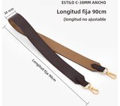 WUTA Genuine Leather Replacement Wide Shoulder Bag Strap for LV Onthego Tote Bag Adjustable Crossbody Handbag Belts Purse Straps