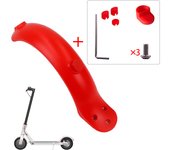 Rear Fender for Xiaomi M365/Pro/Mijia Mi 1S Electric Scooter Skateboard Short Ducktail Rear Mudguard Back Wing Taillight parts