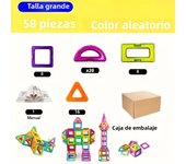 Magnetic Building Blocks Construction Sets Big Size Strong Magnet Tiles Children DIY Montessori Educational Toys for Kids Gift