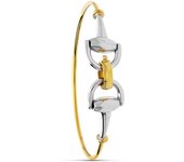 Pulsera de oro blanco y amarillo de 18 kilates PM-14000295