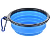 350/1000ml Large Collapsible Dog Pet Folding Silicone Bowl Outdoor Travel Portable Puppy Food Container Feeder Dish Bowl