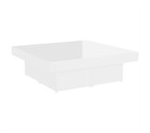vidaXL Mesa de centro madera contrachapada 90x90x28 cm Blanco, Negro, Gris Mesita de Salón o Comedor o Auxiliar Mesa de Café Meuble Salón