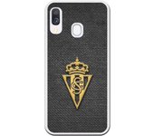 Funda original compatible con Samsung Galaxy A40 - Sporting escudo oro