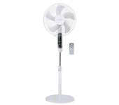 Gsc Evolution Ventilador de Pie Lungra con Mando y Temporizador Ø43cm 50W Blanco