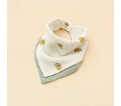1PC Baby Cotton Soft Soothe Appease Square Towels Infant Color matching Bandana Handkerchief Muslin Burp Cloths Feeding Bibs