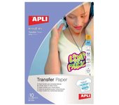 Papel Transfer Camisetas Apli 4128/ DIN A4/ 10 Hojas