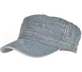 Gorras militares de algodón lavado Gorras de cadete del ejército Diseño único Gorra vintage de parte superior plana