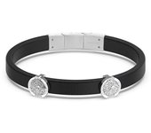 Guess Pulsera Hombre Lion King De Acero Plateado