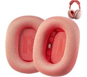 Alfadillas de repuestos compatibles con Los auriculares Apple AirPods Max (Pink). Malla con revestiento de silicona, espuma de alta densidad e Imanes potentes.