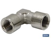 Cofan Codo H-h Latón Niquelado R-3/8 - Filtros de Montaje en Grifo
