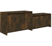 vidaXL Mueble para TV madera contrachapada 146,5x35x50 cm, Mueble de Salon, Mueble TV, Mueble TV salon, Mesa de TV, Mueble tele