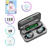 TWS Wireless Earphones Bluetooth Headphones LED Dislpaly Binaural Headset Waterproof HD Calling CVC 8.0 Noise Reduction Earbuds
