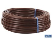 Tubo 100m riego goteo marron (gotero a 0,33m) ø16mm
