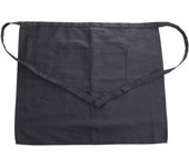 Chef Half Apron with Pocket Adjusted Half-length Restaurant Waist Apron Solid Color Summer Kitchen Pub Cleaning Supplies