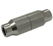Empalmador cable de antena PAL, color metalizado, tipo de cierre a rosca, Electro DH, 10.548/MET, 8430552152070