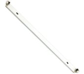 LEDKIA LIGHTING - Regleta para Tubo LED T8 G13 150 cm | Compatible con Bombillas T8 220-240V | Fabricado en Aluminio Duradero | Conexión a Tierra Sencilla, Blanco, Aluminio