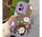 Chrysanthemum  Fasion For Realme GT Neo 7 8 C55 C35 C31 C21 C20 C15 C12 C11 Neo2 I Y X XT 5G Pro Makeup Mirror Coque Cover