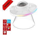 PROYECTOR OVNI LUZ DE NOCHE CON ALTAVOZ