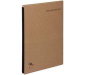 Carpeta para firmas PAGNA, Pur, 10 compartimentos, A4, papel kraft