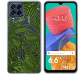 Funda Silicona Transparente para Samsung Galaxy M33 5G diseño Jungla Dibujos