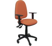 Piqueras Y Crespo Silla de Oficina Ergonómica Tribaldos Marrón con Brazos Regulables