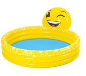 Bestway Piscina Hinchable Infantil Chorro Sonrisa 165x144x69 cm +2 Años Jardin 53081