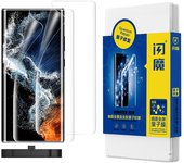 SmartDevil 2Pcs Screen Protector for Samsung Galaxy S23 Ultra S22 Plus Soft Film Galaxy S22Ultra S23Plus Full Glue Cover
