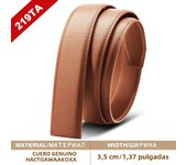 Men Belt Genuine Leather Belts Without Buckle Black Brown Men's Belts Without Buckle Cowskin  Luxury Belt  Cinturones Para Mujer