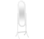 Espejo bañoEspejo de pie madera contrachapada blanco 45,5x47,5x160 cm