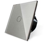 LEDBOX Interruptor táctil, frontal gris. Sistemas de control, Mecanismos LIVOLO